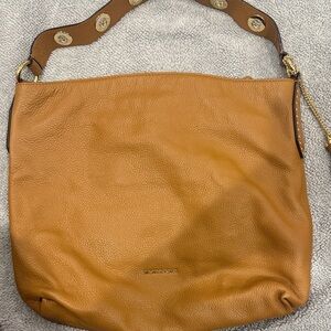 Brown Leather Shoulder Bag